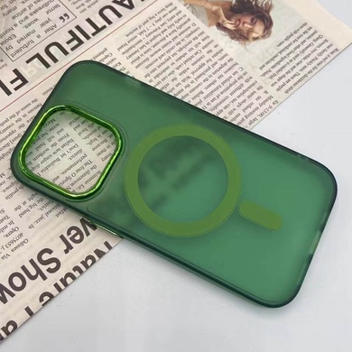 Чехол TPU+PC Lily with MagSafe для Apple iPhone 15 Pro (6.1") Army Green