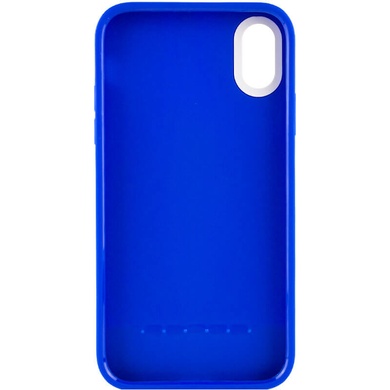 Чехол TPU+PC Bichromatic для Apple iPhone X / XS (5.8") Navy Blue / White