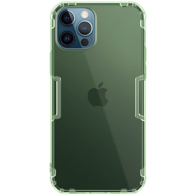TPU чехол Nillkin Nature Series для Apple iPhone 13 Pro, Темно-зеленый (прозрачный)
