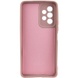 Чохол Silicone Cover Lakshmi Full Camera (AAA) для Samsung Galaxy A32 4G, Рожевий / Pink Sand