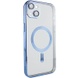 TPU чохол Fibra Chrome with MagSafe для Apple iPhone 15 (6.1"), Sierra Blue