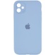 Чехол Silicone Case Square Full Camera Protective (AA) для Apple iPhone 11 (6.1") Голубой / Lilac Blue