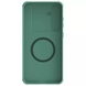 Карбоновая накладка Nillkin CamShield Pro Magnetic для Samsung Galaxy S24 Deep Green