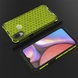 Ударопрочный чехол Honeycomb для Samsung Galaxy A10s Зеленый