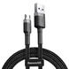 Дата кабель Baseus Cafule MicroUSB Cable 1.5A (2m) (CAMKLF-C) Серый / Черный
