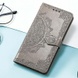 Кожаный чехол (книжка) Art Case с визитницей для Xiaomi Redmi Note 13 5G Серый