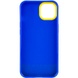 Чехол TPU+PC Bichromatic для Apple iPhone 13 (6.1") Navy Blue / Yellow