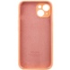 Чехол Silicone Case Full Camera Protective (AA) для Apple iPhone 14 (6.1") Оранжевый / Cantaloupe