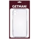 TPU чехол GETMAN Clear 1,0 mm для Apple iPhone 12 (6.1") Бесцветный (прозрачный)
