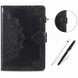 Кожаный чехол (книжка) Art Case с визитницей для Samsung Galaxy Tab S7+ Черный