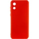 Чехол Silicone Cover Lakshmi Full Camera (A) для Samsung Galaxy A03 Core Красный / Red