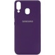 Чехол Silicone Cover My Color Full Protective (A) для Samsung Galaxy A40 (A405F) Фиолетовый / Purple