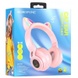 Накладні бездротові навушники BOROFONE BO18 Cat ear, Рожевий