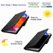 Шкіряний чохол (книжка) Art Case з візитницею для Samsung Galaxy Tab S7+, Чорний