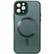 Чехол TPU+Glass Sapphire Midnight with MagSafe для Apple iPhone 15 Pro Max (6.7") Зеленый / Forest green