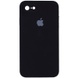 Чехол Silicone Case Square Full Camera Protective (AA) для Apple iPhone 6/6s (4.7") Черный / Black