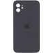 Чохол Silicone Case Square Full Camera Protective (AA) для Apple iPhone 11 (6.1 "), Серый / Dark Gray