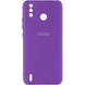 Чохол Silicone Cover My Color Full Camera (A) для TECNO Spark 6 Go, Фіолетовий / Purple