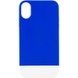 Чохол TPU+PC Bichromatic для Apple iPhone X / XS (5.8"), Navy Blue / White