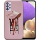 Силиконовый чехол Art Series для Samsung Galaxy A32 4G Pink Sand