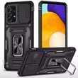 Ударопрочный чехол Camshield Army Ring для Samsung Galaxy A73 5G Черный / Black