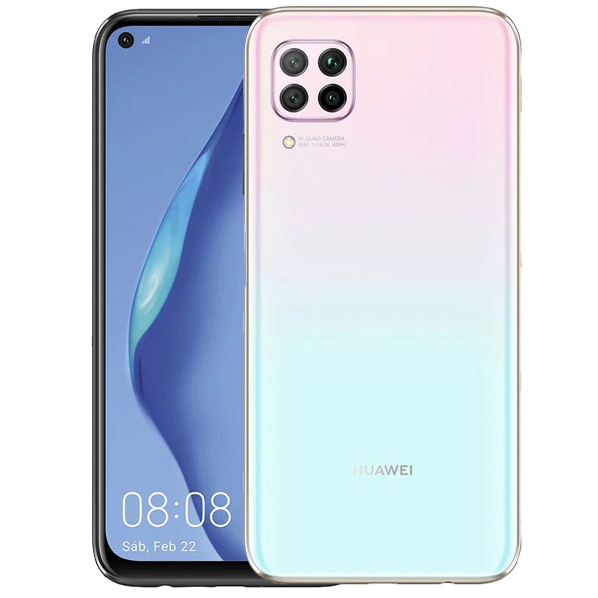 Чехол с защитой камеры huawei p40 lite