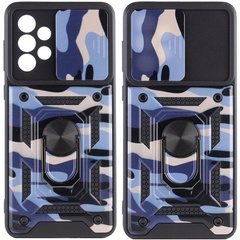 Ударопрочный чехол Camshield Serge Ring Camo для Samsung Galaxy A53 5G Фиолетовый / Army Purple