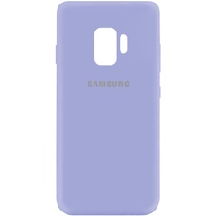 Чехол Silicone Cover My Color Full Protective (A) для Samsung Galaxy S9 Сиреневый / Dasheen