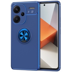 TPU чехол Deen ColorRing под магнитный держатель (opp) для Xiaomi Redmi Note 13 Pro+ Синий / Синий
