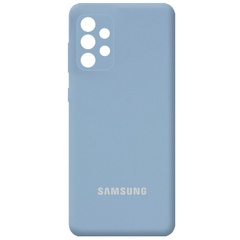 Чохол Silicone Cover Full Camera (AA) для Samsung Galaxy A23 4G, Блакитний / Lilac Blue