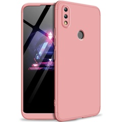Пластиковая накладка GKK LikGus 360 градусов (opp) для Huawei Honor 8X Розовый / Rose Gold