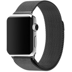 Ремешок Milanese Loop Design для Apple watch 42mm/44mm/45mm/49mm Space grey