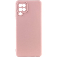 Чехол Silicone Cover Lakshmi Full Camera (A) для Samsung Galaxy A12 / M12 Розовый / Pink