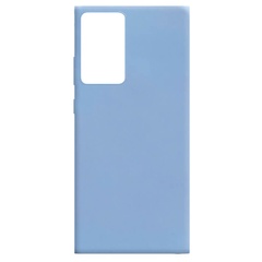 Силіконовий чохол Candy для Samsung Galaxy Note 20 Ultra, Блакитний / Lilac Blue