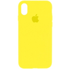 Чохол Silicone Case Full Protective (AA) для Apple iPhone XR (6.1 "), Жовтий / Neon Yellow