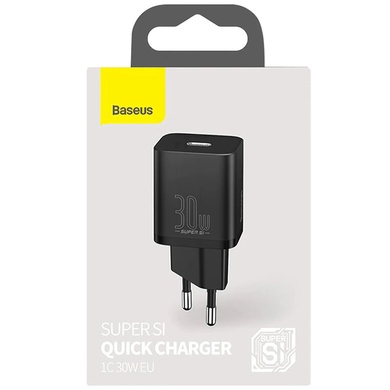 МЗП Baseus Super Si Quick Charger 1C 30W (CCSUP-J), Чорний
