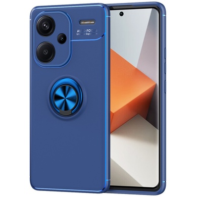 TPU чохол Deen ColorRing під магнітний тримач (opp) для Xiaomi Redmi Note 13 Pro+, Синий / Синий