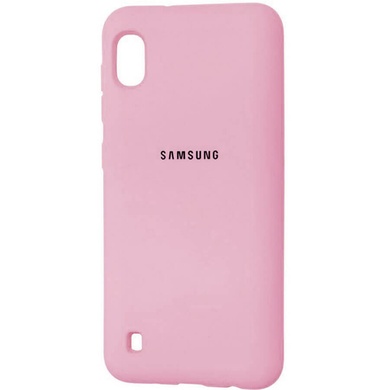 Чохол Silicone Cover Full Protective (AA) для Samsung Galaxy A10 (A105F), Рожевий / Pink Sand