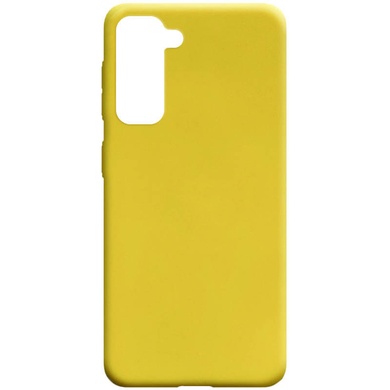 Силіконовий чохол Candy для Samsung Galaxy S21 +, Жовтий