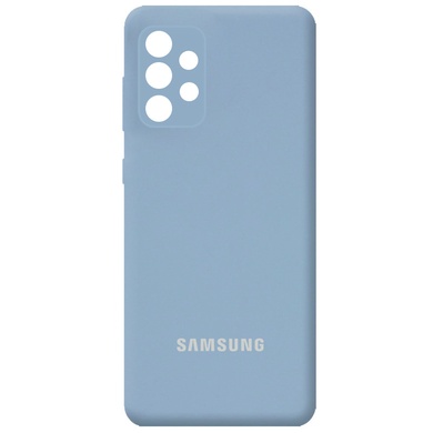 Чехол Silicone Cover Full Camera (AA) для Samsung Galaxy A23 4G Голубой / Lilac Blue