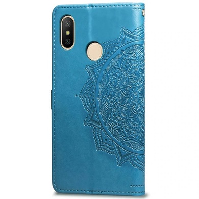 Кожаный чехол (книжка) Art Case с визитницей для Xiaomi Redmi Note 5 Pro / Note 5 (DC) Синий
