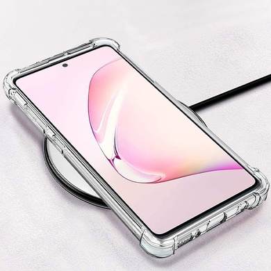 TPU чохол Epic Ease із посиленими кутами для Samsung Galaxy Note 10 Lite (A81), Безбарвний (прозорий)