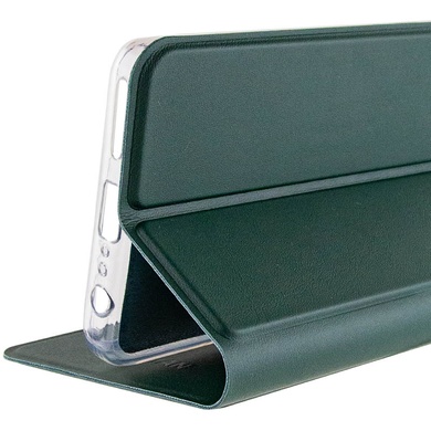 Кожаный чехол книжка GETMAN Elegant (PU) для Oppo A78 4G Зеленый