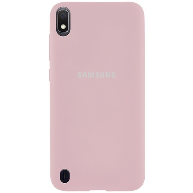 Чохол Silicone Cover Full Protective (AA) для Samsung Galaxy A10 (A105F), Рожевий / Pink Sand