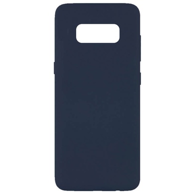 Чохол Silicone Cover Full without Logo (A) для Samsung G950 Galaxy S8, Синій / Midnight Blue