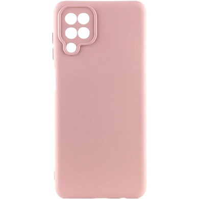 Чехол Silicone Cover Lakshmi Full Camera (A) для Samsung Galaxy A12 / M12 Розовый / Pink