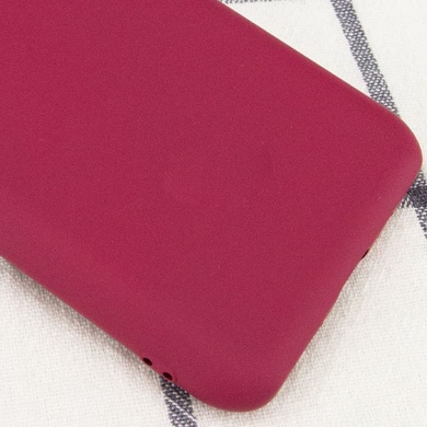 Чехол Silicone Cover My Color Full Camera (A) для Oppo A15s / A15 Бордовый / Marsala