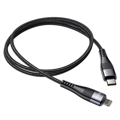 Дата кабель Hoco U99 Magnetic Type-C to Lightning PD 20W (1.2m), Чорний