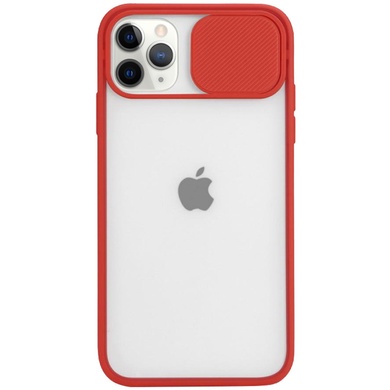 Чехол Camshield mate TPU со шторкой для камеры для Apple iPhone 12 Pro / 12 (6.1") Красный