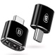 Перехідник Baseus USB Female To Type-C Male Adapter Converter (CATOTG), Чорний